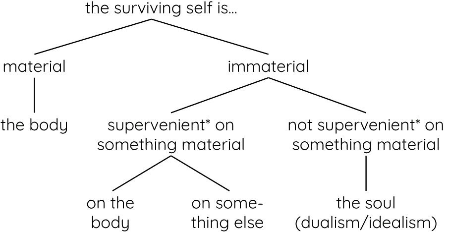 the surviving self / denial of death